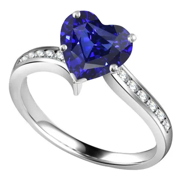 Rings HarryChadEntcom Gold Anniversary Natural Earth Mined Diamond Ceylon Sapphire Ring 4 Carats Rings HarryChadEntcom Gold Anniversary Natural Earth Mined Diamond Ceylon Sapphire Ring 4 Carats