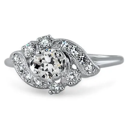 Rings HarryChadEntcom Ladies Gold Round Old Miner Genuine Natural Earth Mined Diamond Ring Twisted Style 175 Carats Rings HarryChadEntcom Ladies Gold Round Old Miner Genuine Natural Earth Mined Diamond Ring Twisted Style 175 Carats