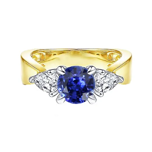 Rings HarryChadEntcom Pear Natural Earth Mined Diamond 3 Stone Blue Sapphire Ring 2 Carats Two Tone Prong Sets Rings HarryChadEntcom Pear Natural Earth Mined Diamond 3 Stone Blue Sapphire Ring 2 Carats Two Tone Prong Sets