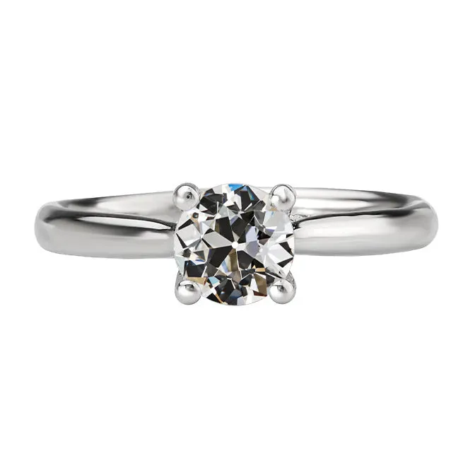 Rings HarryChadEntcom Round Solitaire Old Mine Cut Natural Earth Mined Diamond Ring 2 Carats Womens Jewelry Rings HarryChadEntcom Round Solitaire Old Mine Cut Natural Earth Mined Diamond Ring 2 Carats Womens Jewelry