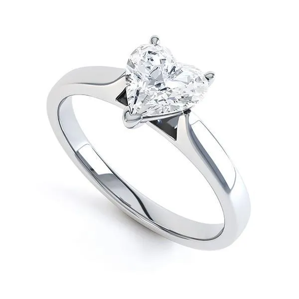 Rings Heart Cut Natural Earth Mined Diamond Solitaire Engagement Ring 175 Carats White Gold GB Rings Heart Cut Natural Earth Mined Diamond Solitaire Engagement Ring 175 Carats White Gold GB