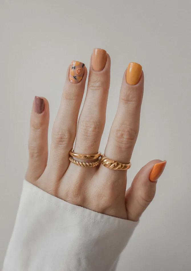 Rings Hey Happiness Double Band Ring Gold Rings Hey Happiness Double Band Ring Gold