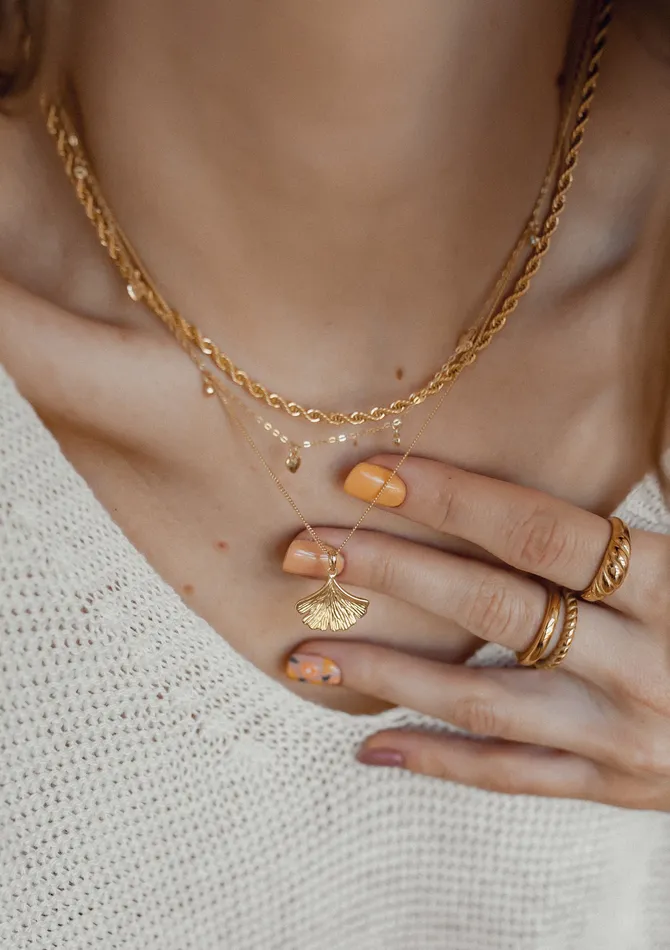 Rings Hey Happiness Double Band Ring Gold Rings Hey Happiness Double Band Ring Gold
