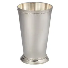 Rings Leeber Beaded Mint Julep Cup 65 SilverPlated Leeber