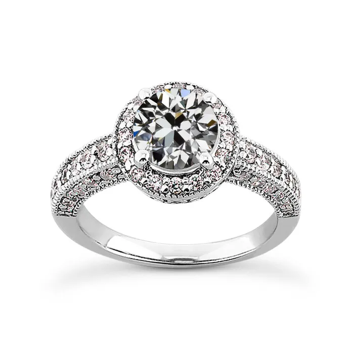 Rings Womens Halo Ring Round Old Miner Natural Earth Mined Diamond 475 Carats HarryChadEntcom Rings Womens Halo Ring Round Old Miner Natural Earth Mined Diamond 475 Carats HarryChadEntcom