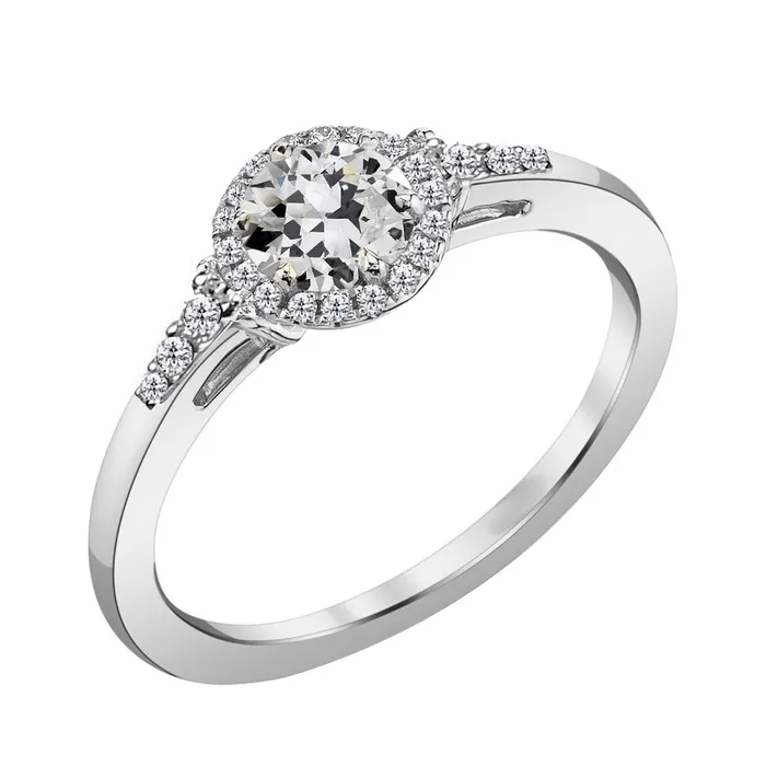 Round Halo Old Miner Real Diamond Engagement Ring 2 Carats White Gold 14K HarryChadEntcom Rings Round Halo Old Miner Real Diamond Engagement Ring 2 Carats White Gold 14K HarryChadEntcom Rings