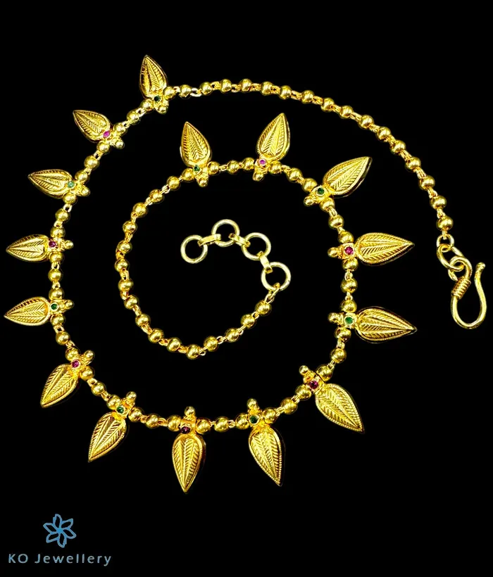 Silversmith Necklaces The Ganika Silver Kempu Necklace