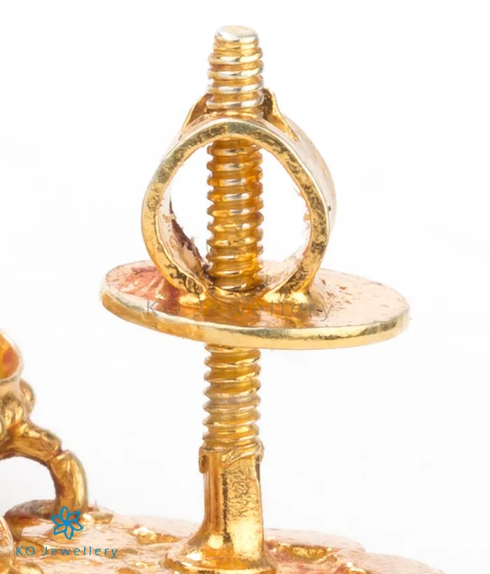 Silversmith Necklaces The Puspavat Silver Navaratna Guttapusalu Necklace