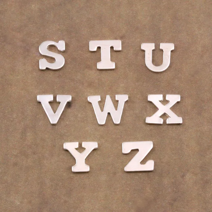 Sterling Silver Letter Z 24 Gauge AP Rings