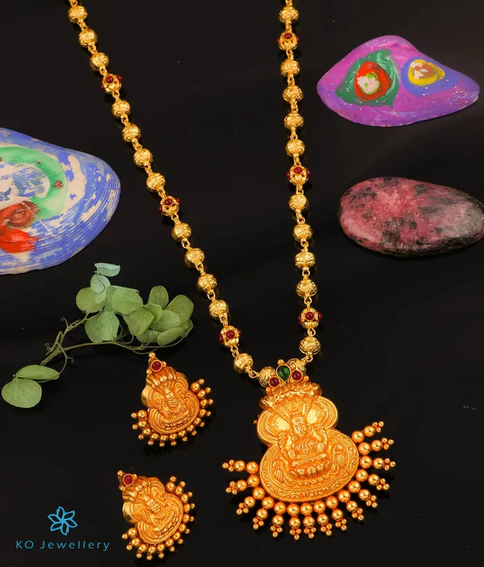 The DhanLakshmi Silver Mohanmala Necklace Silversmith Necklaces