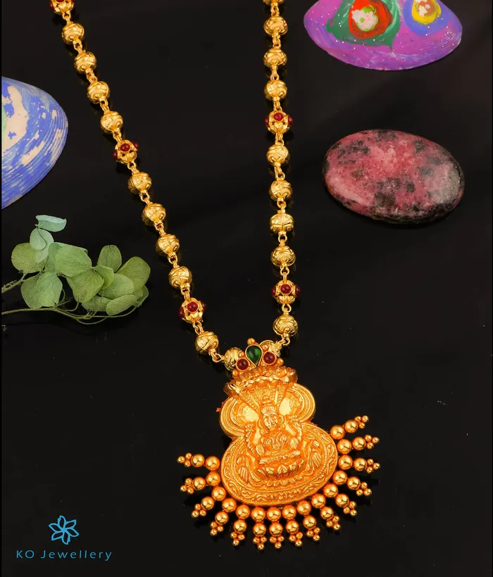 The DhanLakshmi Silver Mohanmala Necklace Silversmith Necklaces