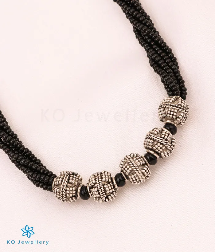 The Neeraja Silver Beads Necklace JP Nagar Necklaces