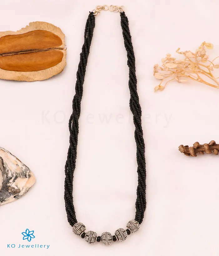 The Neeraja Silver Beads Necklace JP Nagar Necklaces