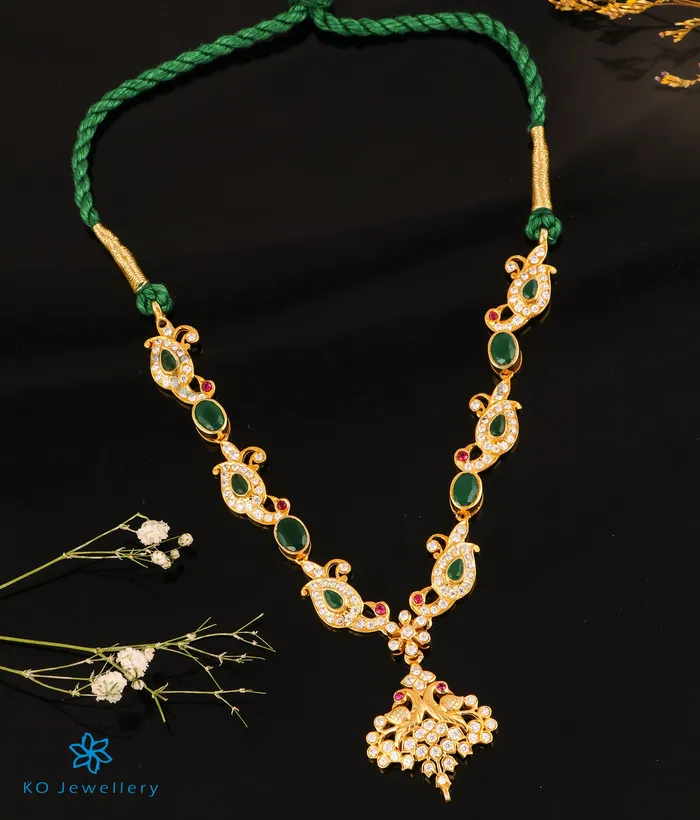The Parijat Silver Kemp Peacock Necklace Silversmith Necklaces