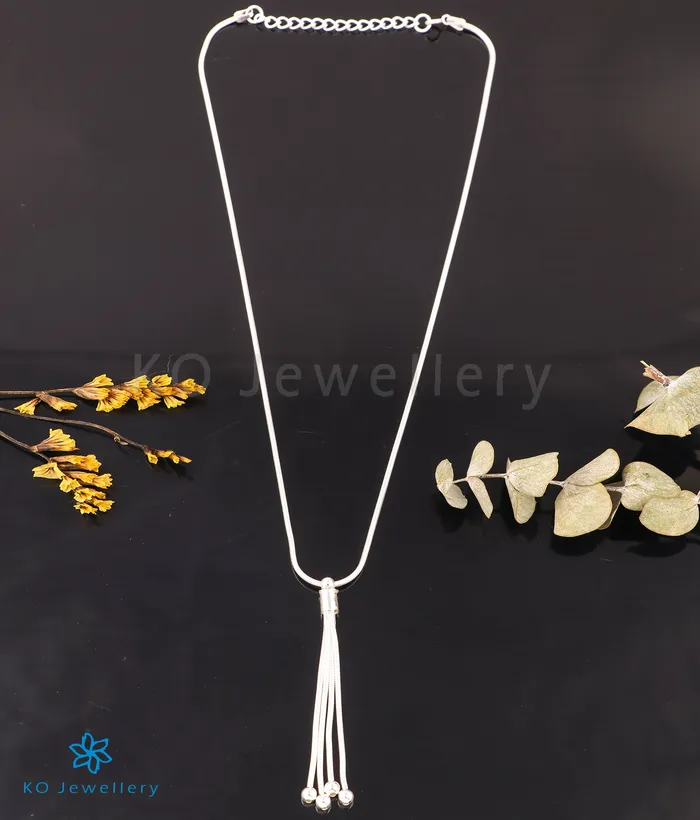 The Tassel Silver Necklace Imported Necklaces