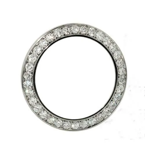 Watches GB Custom Mined Diamond Bezel To Fit Rolex Or Date Watch Round 4 Carats Watches GB Custom Mined Diamond Bezel To Fit Rolex Or Date Watch Round 4 Carats