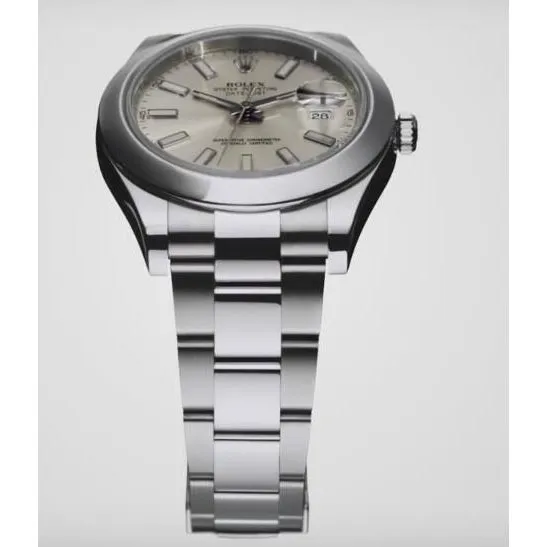 White Stick Dial Rolex Watch Stainless Steel Bracelet Datejust Ii GB Bracelets